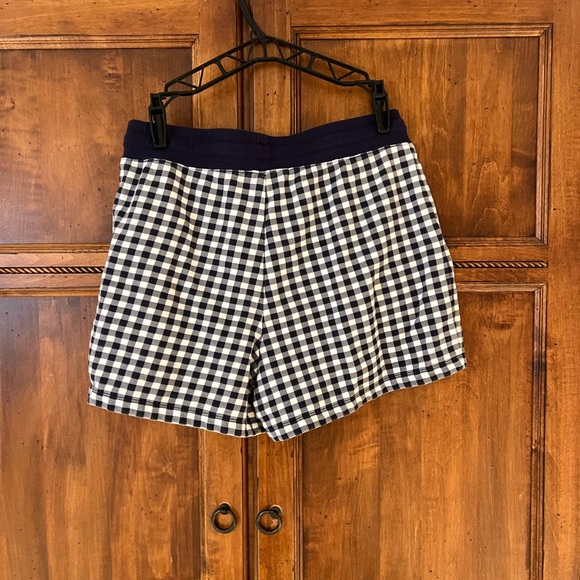Draper James Blue/White Checkered Drawstring Shorts w/Pockets -Size M - Like New - Picture 7 of 9